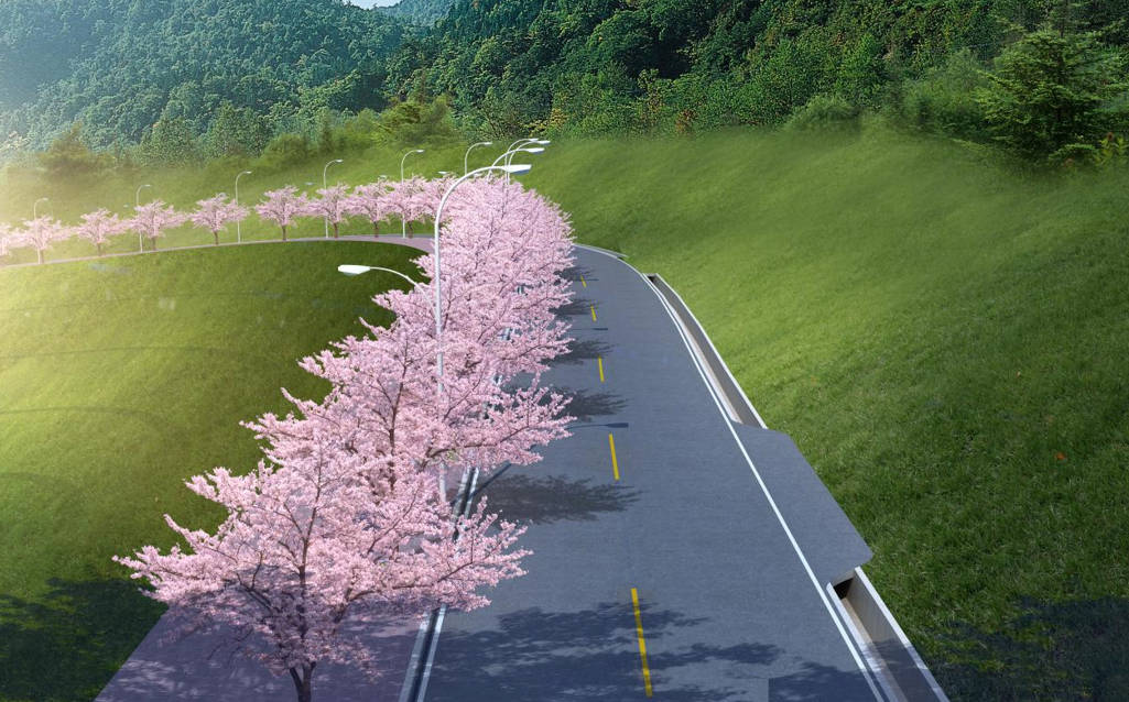 置信府环山堰及环山道路